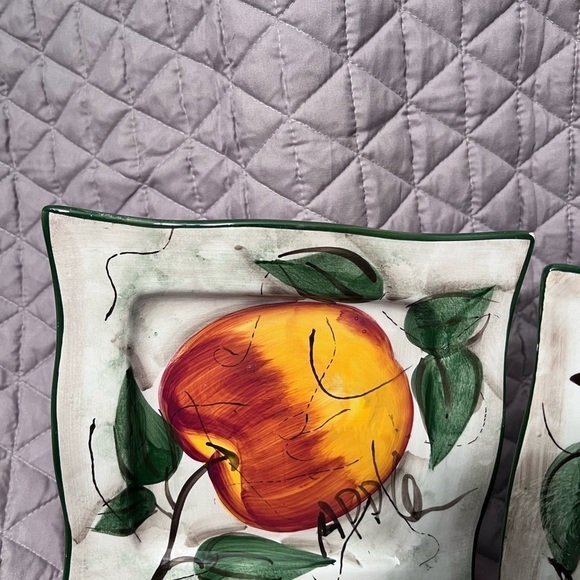 2 Pfaltzgraff Parisian Fruit Design Plates - Picture 3 of 7